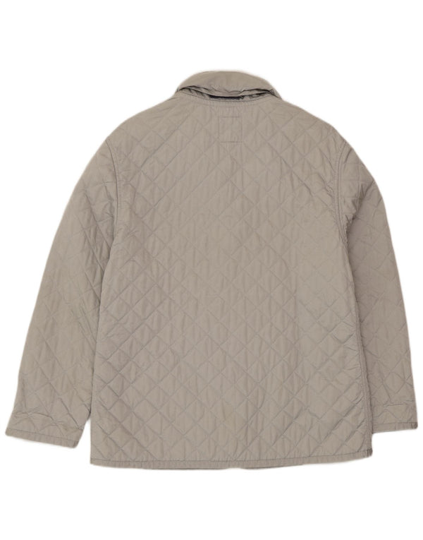 Marina Yachting Womens Quilted Jacket IT 46 Large Grey