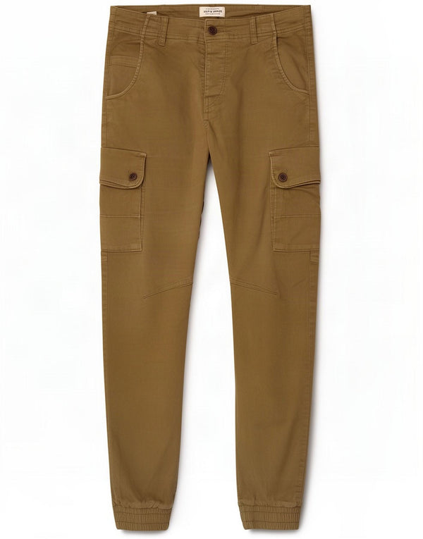 Мужские брюки-карго Jack & Jones W32 L30, хаки, хлопок