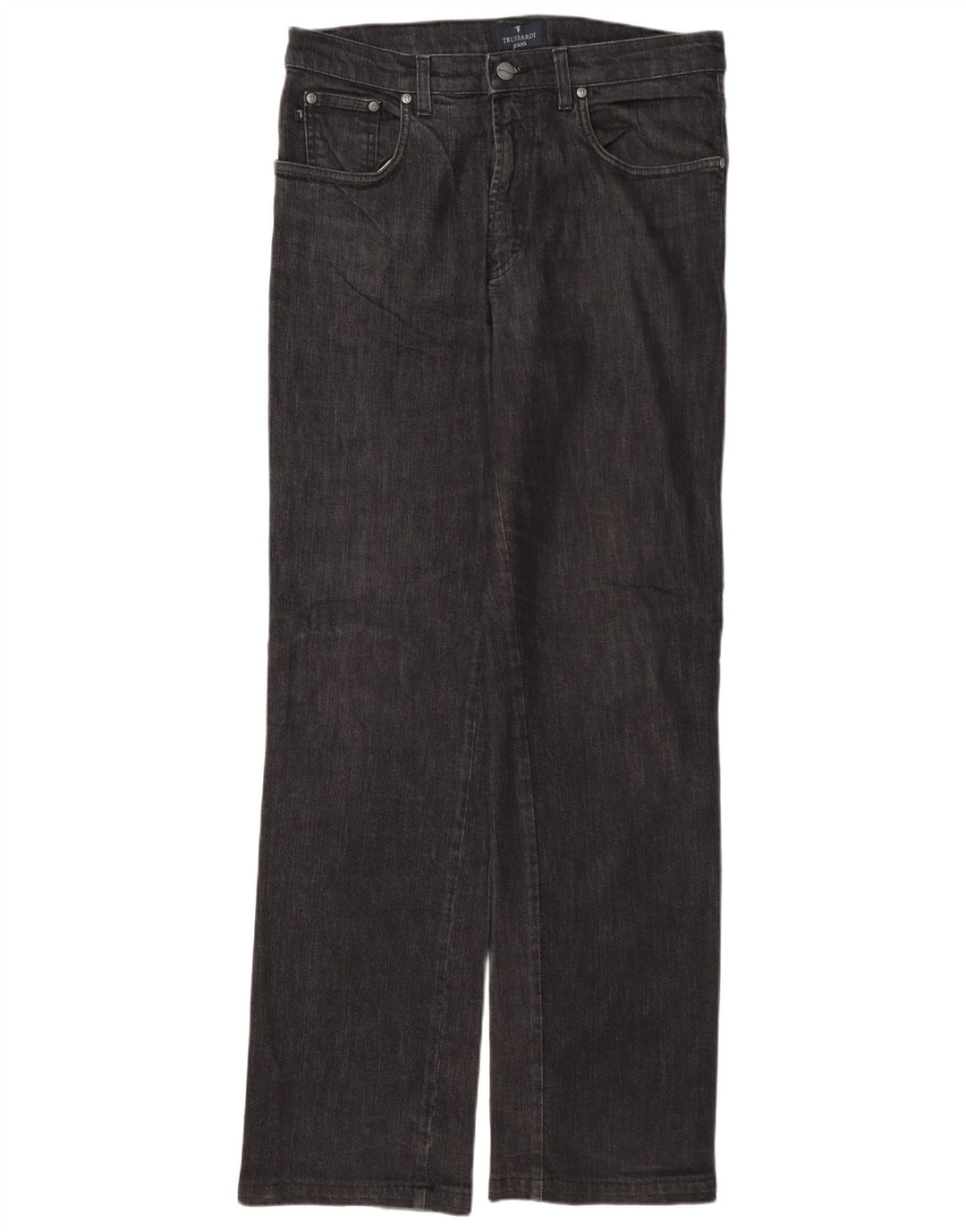 Мужские прямые джинсы Trussardi W34 L33 серые, хлопок