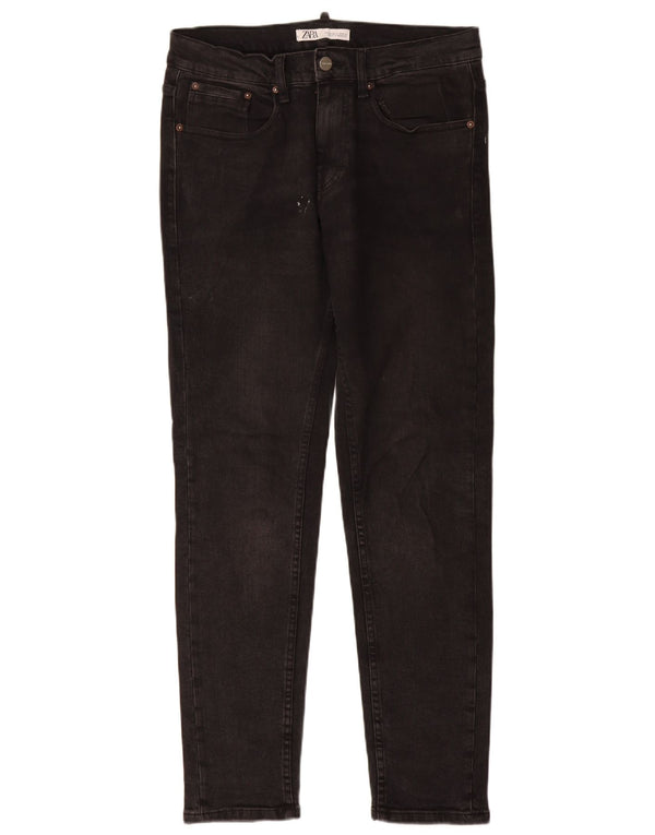 Мужские джинсы скинни Zara EU 40 Medium W31 L31, черный хлопок