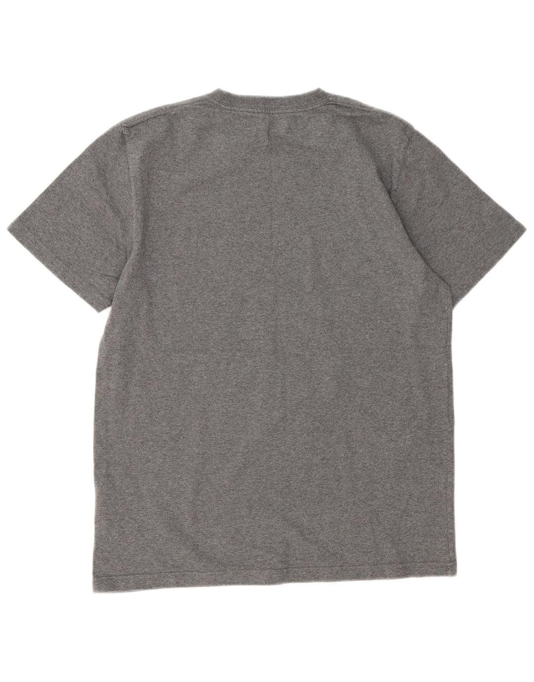 Мужская футболка с рисунком Carhartt, хлопковый топ среднего серого цвета