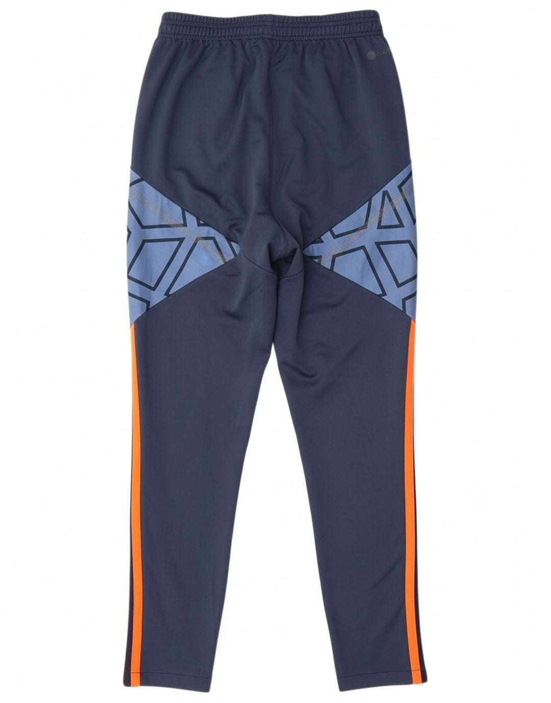 ADIDAS Boys Tracksuit Trousers 9-10 Years Medium Navy Blue