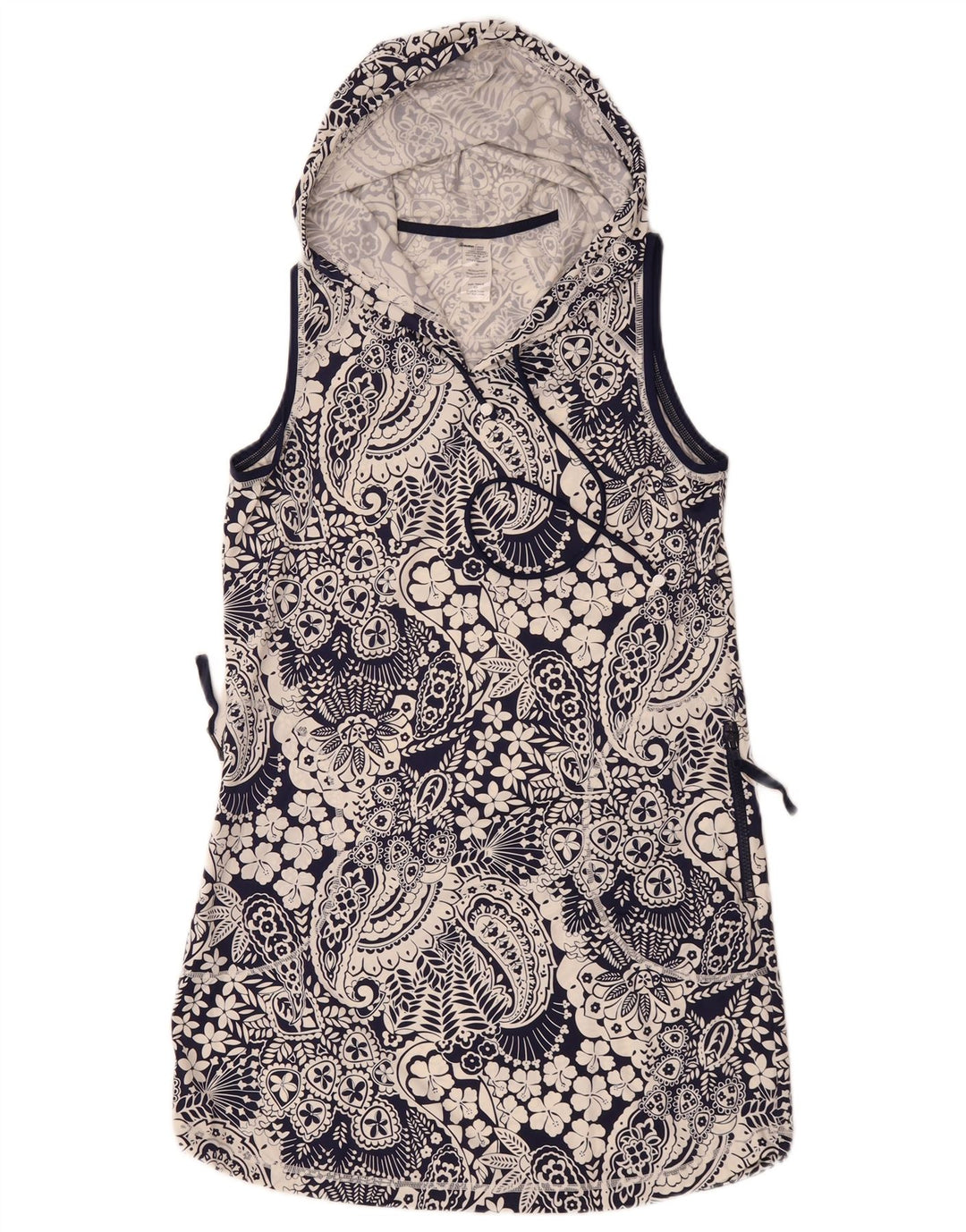 Женская блузка без рукавов Tommy Bahama, Великобритания, 10, маленький размер, темно-синий, нейлон