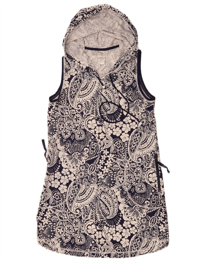 Женская блузка без рукавов Tommy Bahama, Великобритания, 10, маленький размер, темно-синий, нейлон