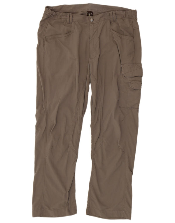 SALEWA Мужские прямые брюки-карго EU 54 2XL W42 L29 Серые