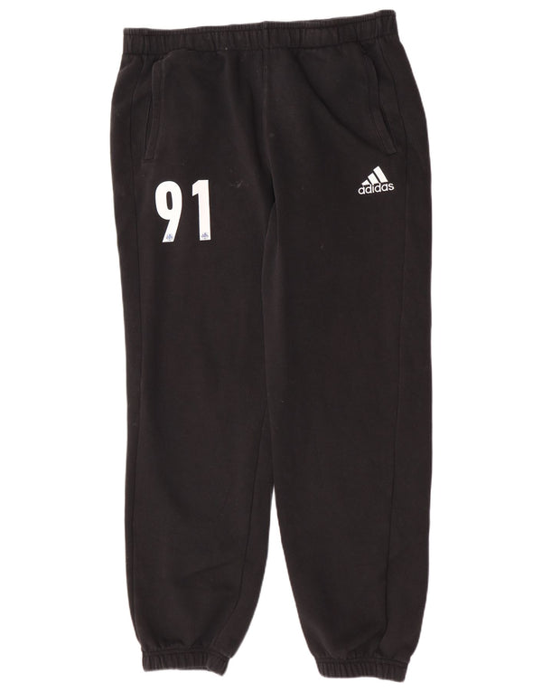 Adidas Мужские спортивные брюки с графическим рисунком Брюки для бега XL Черный хлопок
