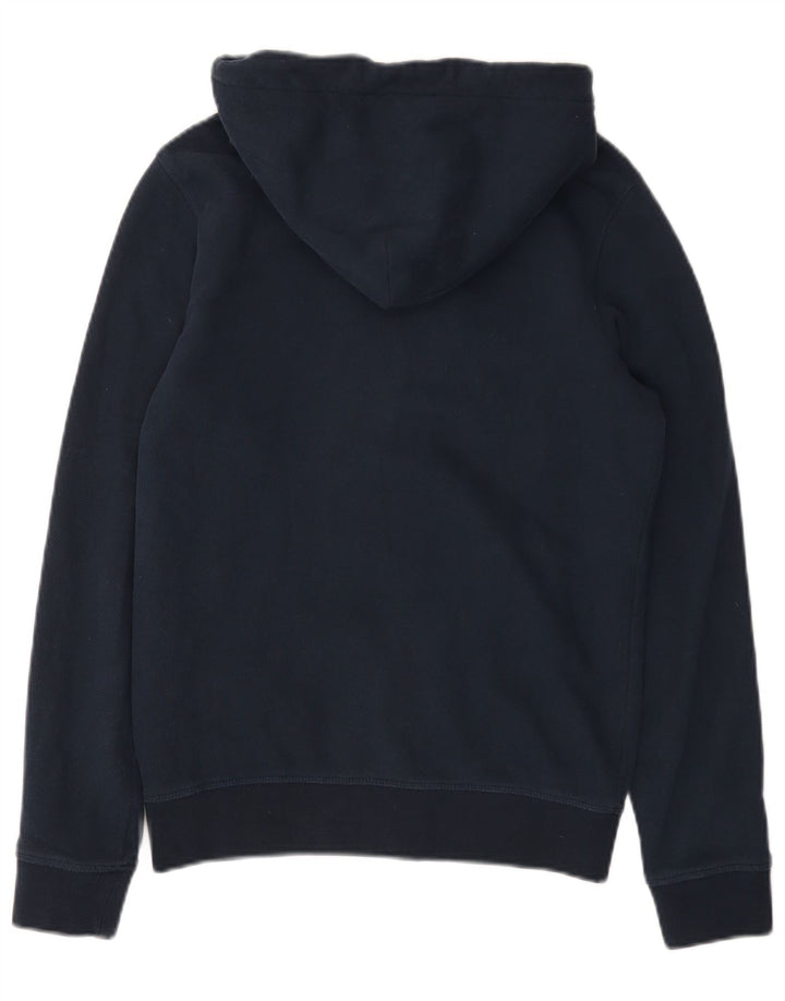 Мужской свитер с капюшоном GANT на молнии с графическим рисунком, маленький, темно-синий, хлопковый