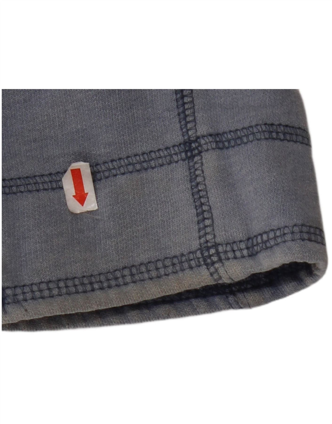 Мужской свитер WEIRD FISH с воротником на молнии, большой синий хлопковый джемпер