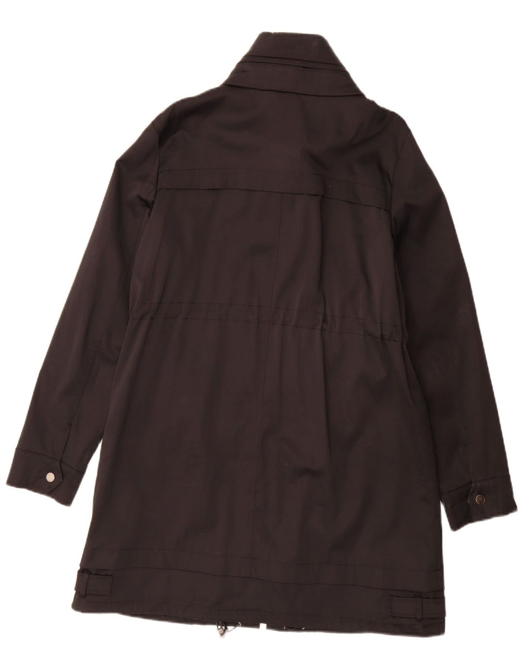 Женская парка с капюшоном Zara UK 14, средний черный