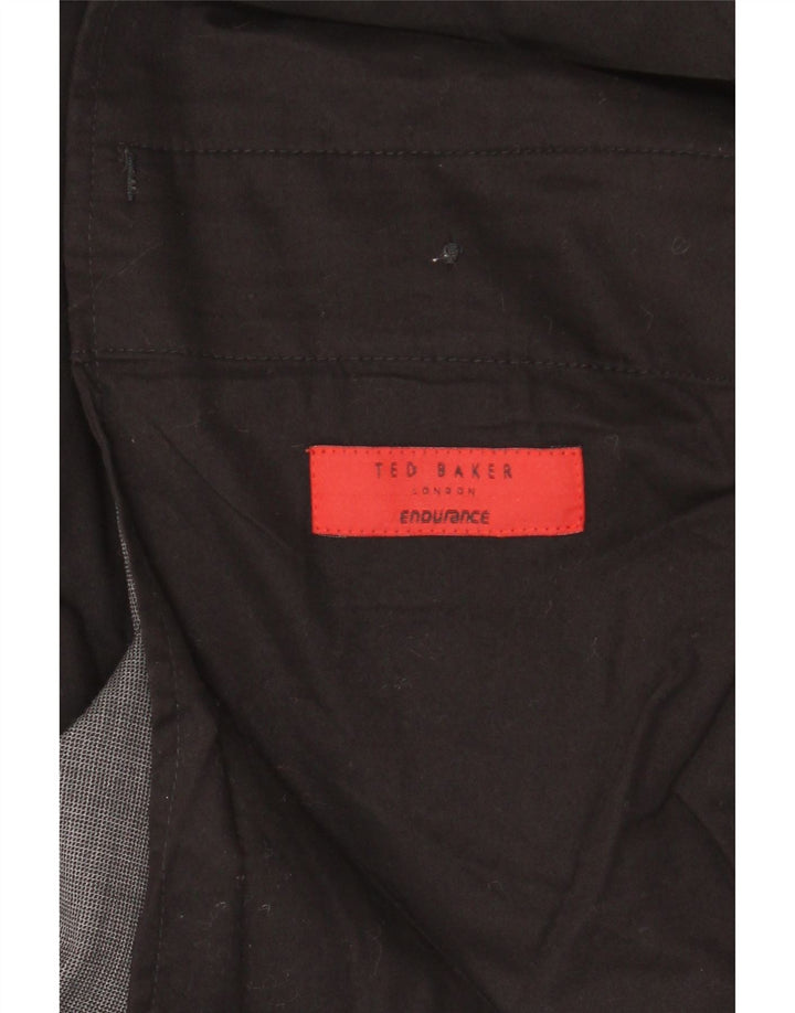 Мужские прямые брюки TED BAKER W40 L32, серая шерсть