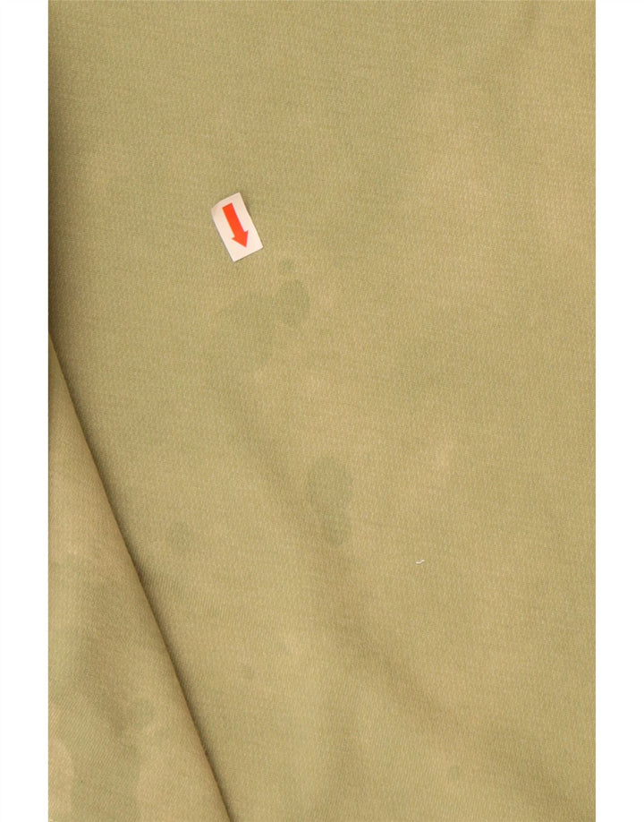 ADIDAS Мужская футболка свободного кроя, маленький зеленый хлопок