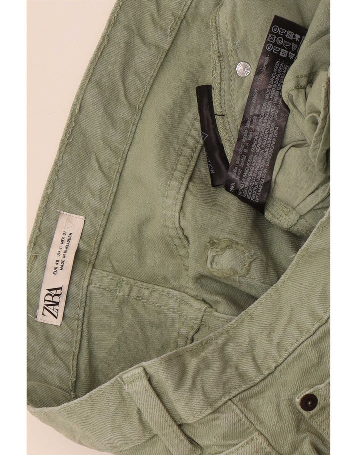 Мужские джинсы Zara Slim EU 40 Medium W31 L26, зеленый хлопок