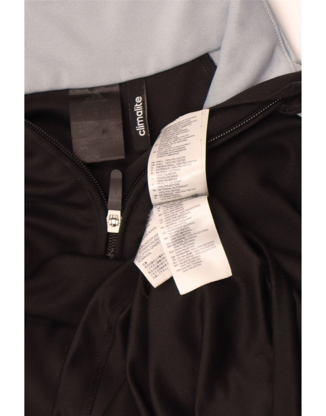 Мужской спортивный костюм Adidas Climalite, пуловер, средний черный, цветной блок