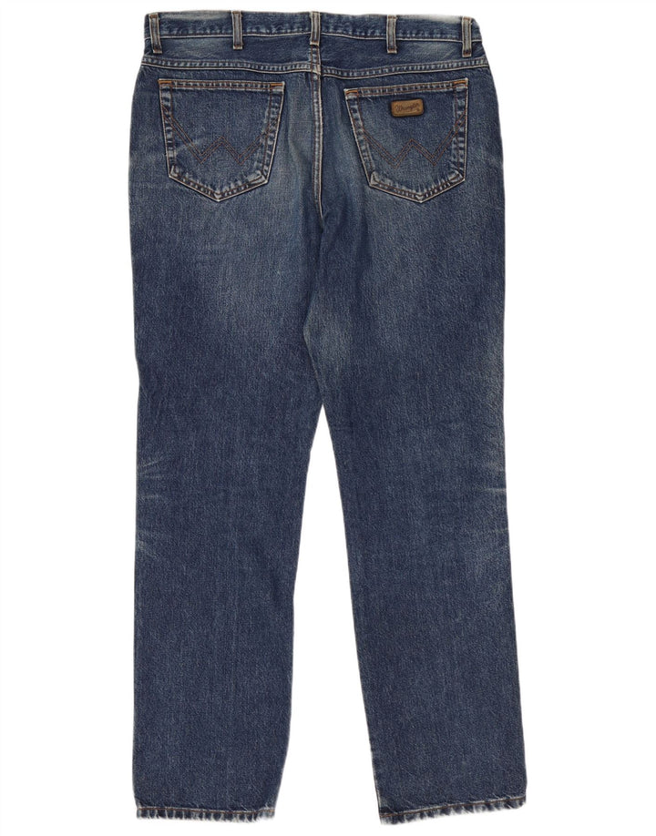 Мужские прямые джинсы Wrangler Texas W38 L34, синий хлопок
