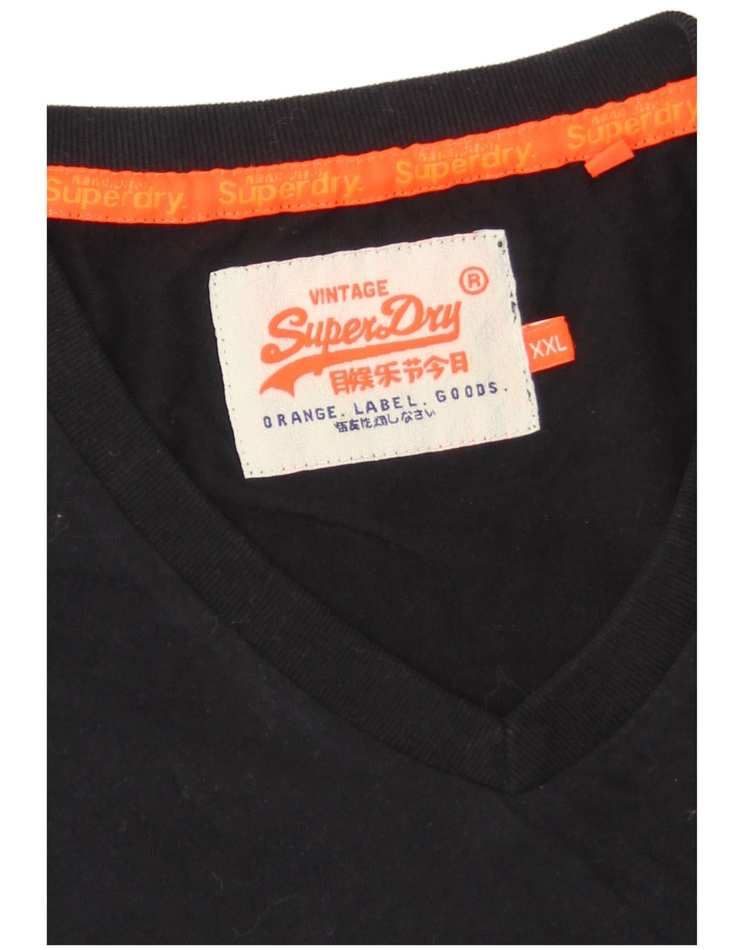 SUPERDRY Мужская футболка Top 2XL Черный