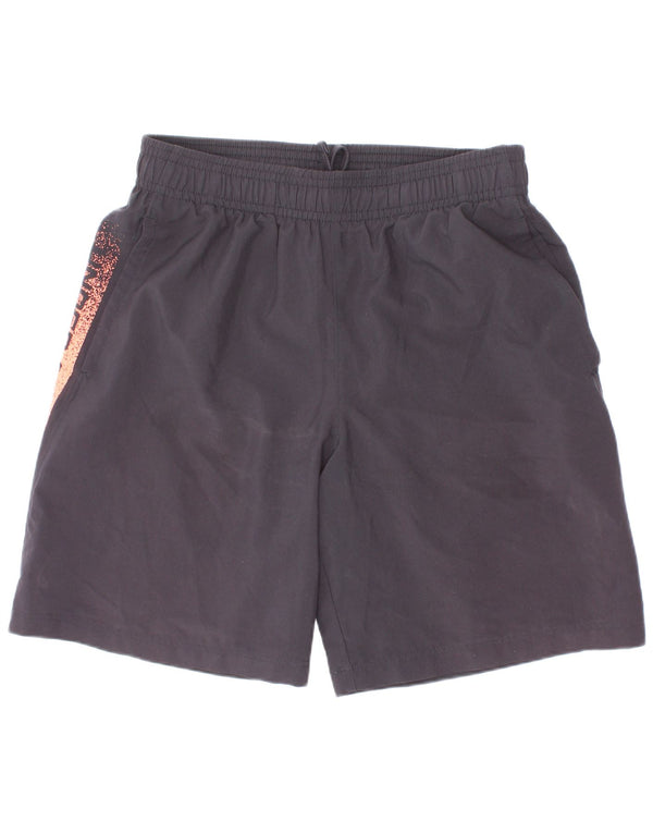 Under Armour Boys Graphic Sport Shorts 9-10 Years Medium Black Polyester
