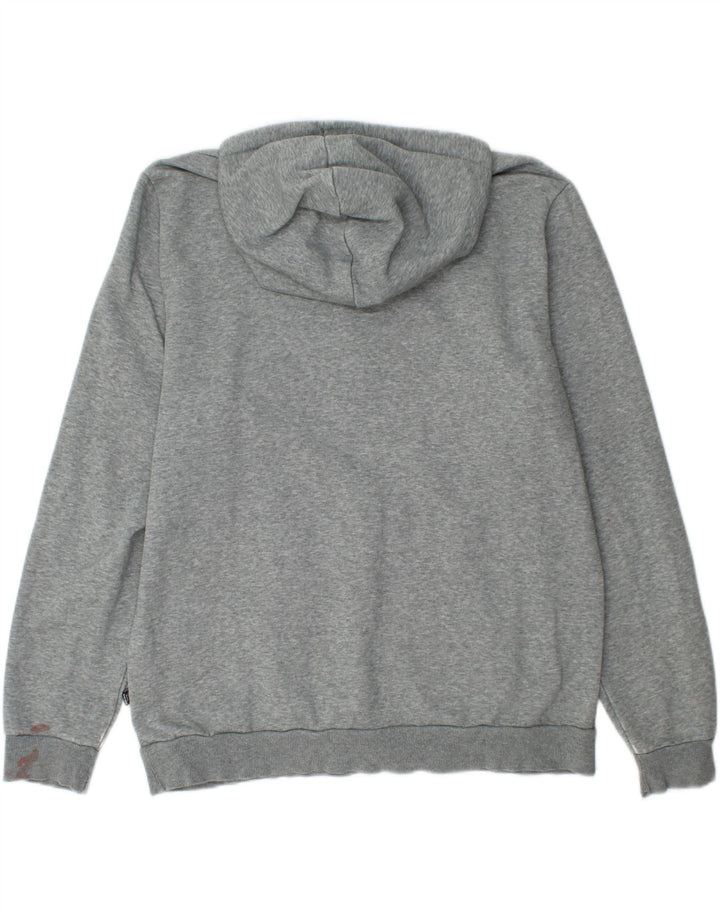 PUMA Mens Graphic Hoodie Jumper Large Grey Cotton Vintage Puma and Second-Hand Puma from Messina Hembry 