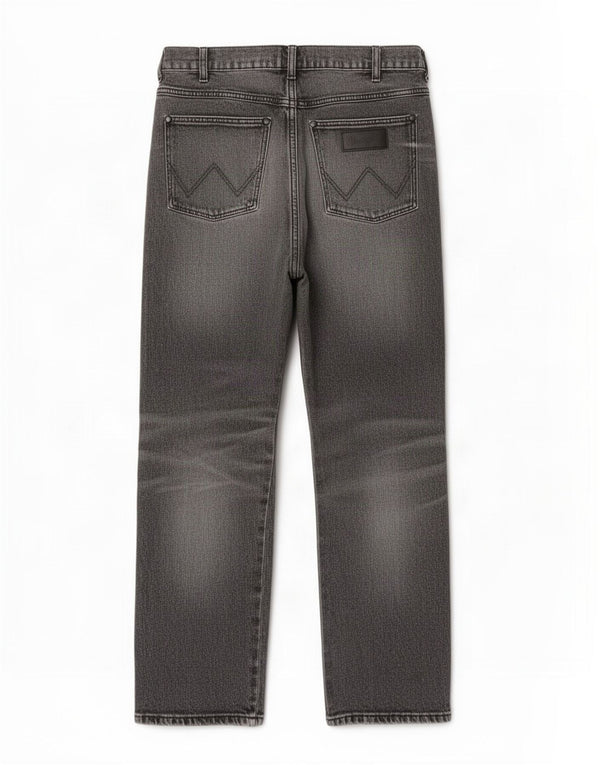 Мужские прямые джинсы свободного покроя Wrangler W34 L30, серый хлопок
