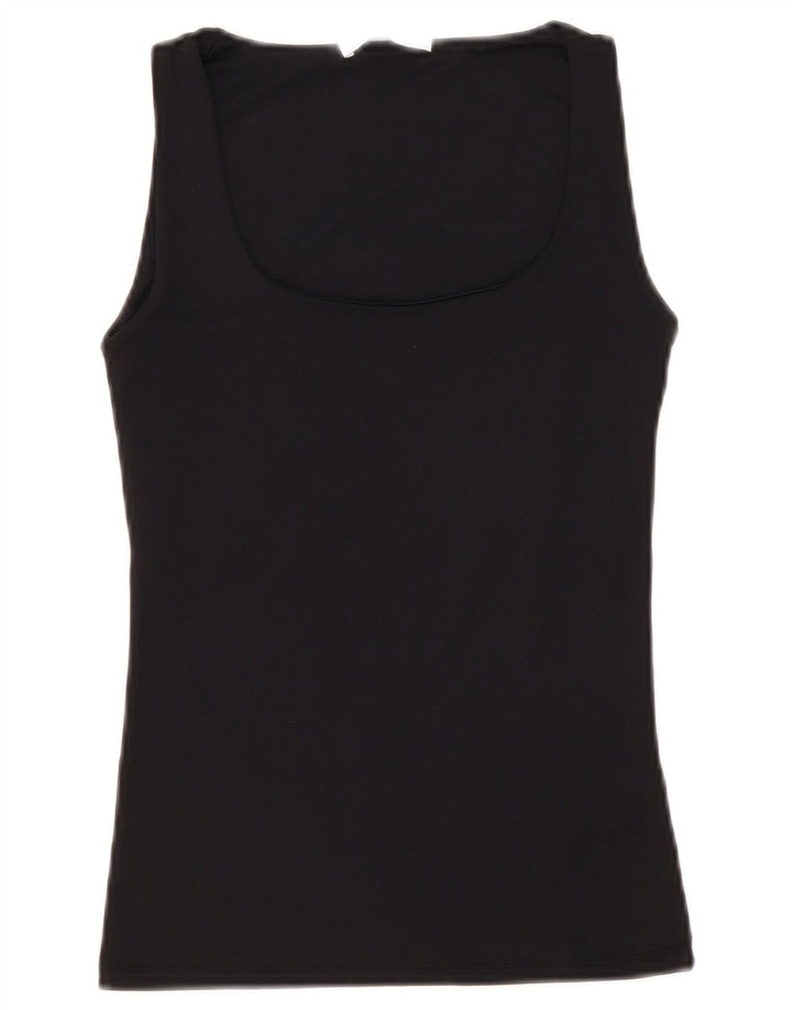 Женский жилет Zara UK 8, маленький, черный, полиамид