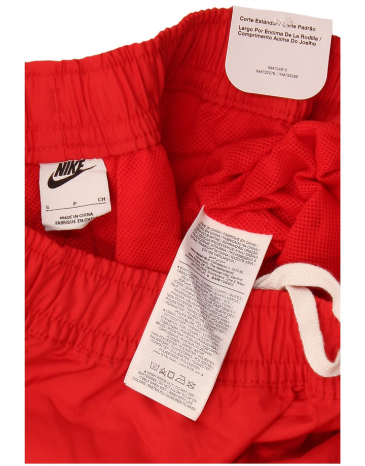 Мужские шорты для плавания Nike, маленькие красные, из полиэстера