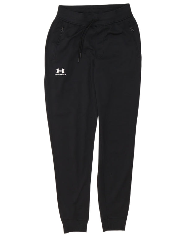 Мужские спортивные брюки Under Armour, брюки для бега, маленький черный полиэстер