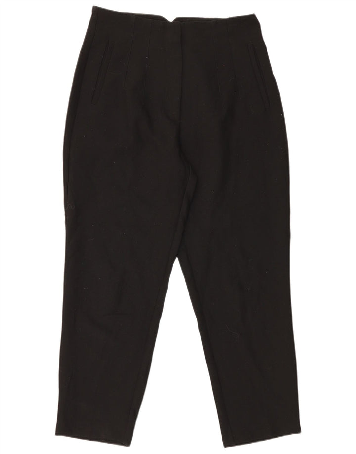 Женские зауженные костюмные брюки Zara, большие W30 L27, черные, полиэстер