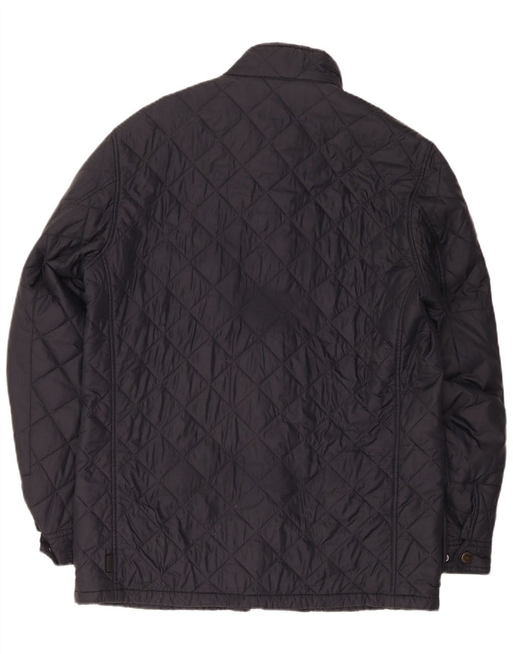 Мужская стеганая куртка Barbour UK 40, большая темно-синяя, полиамид