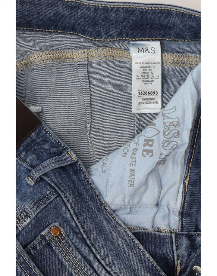 Женские джинсы Marks & Spencer Magic Slim UK 16, большие W32 L27, синие, хлопок