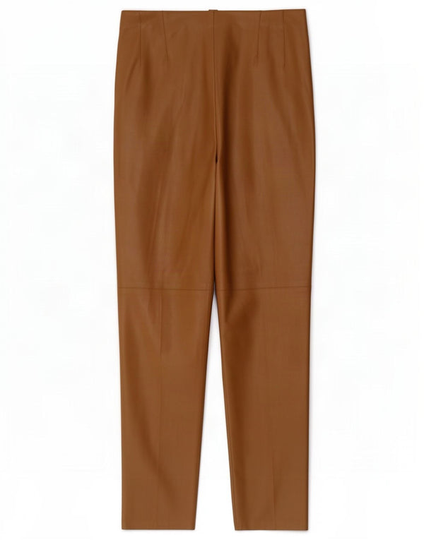 Женские леггинсы из искусственной кожи Zara XL W32 L27 Бежевые
