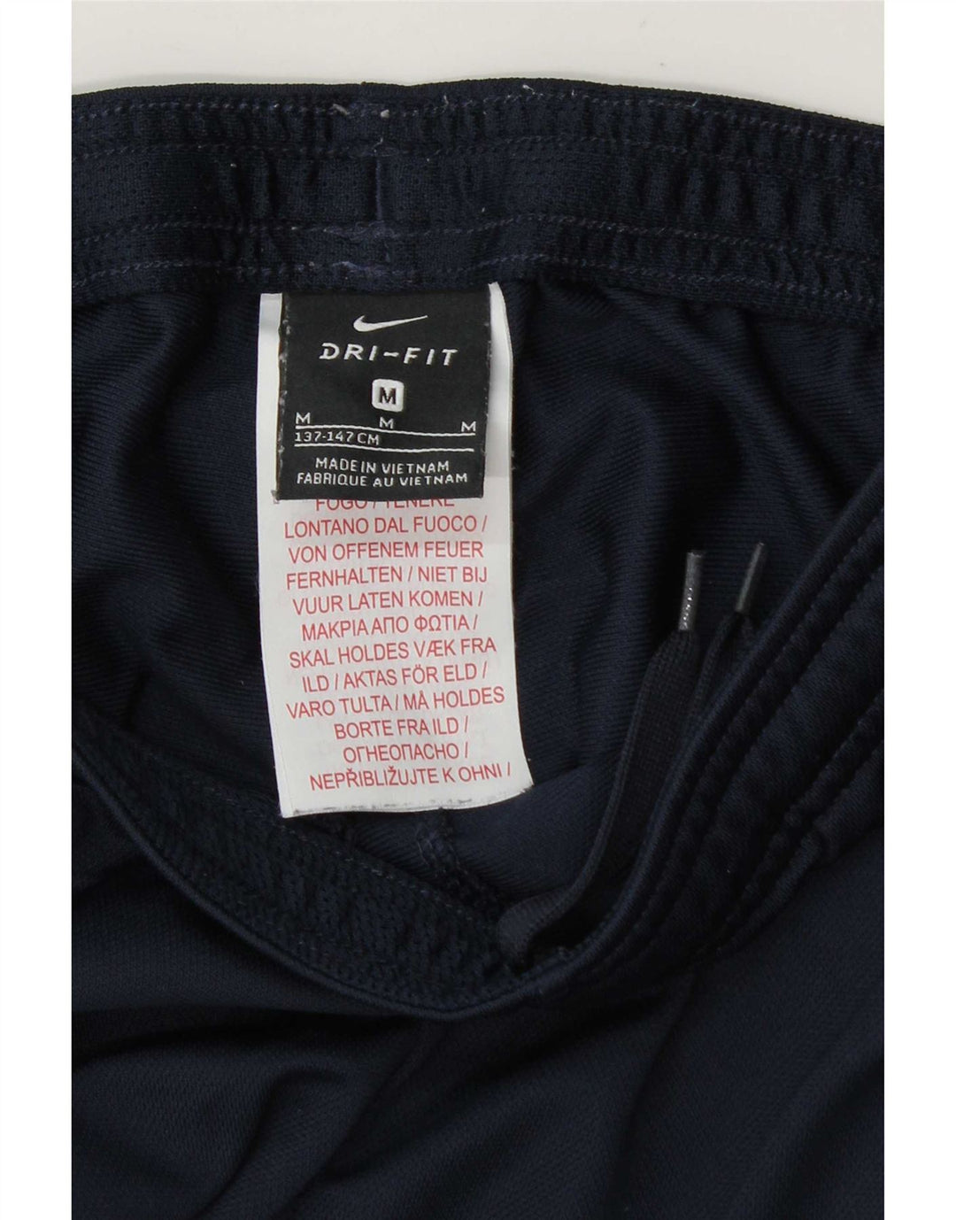 Спортивные брюки Nike Dri Fit для мальчиков 10–11 лет, средний темно-синий, полиэстер
