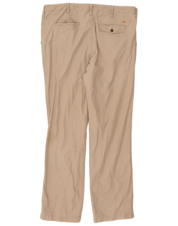 Мужские прямые брюки-чиносы Dockers W38 L34 бежевого цвета, хлопок