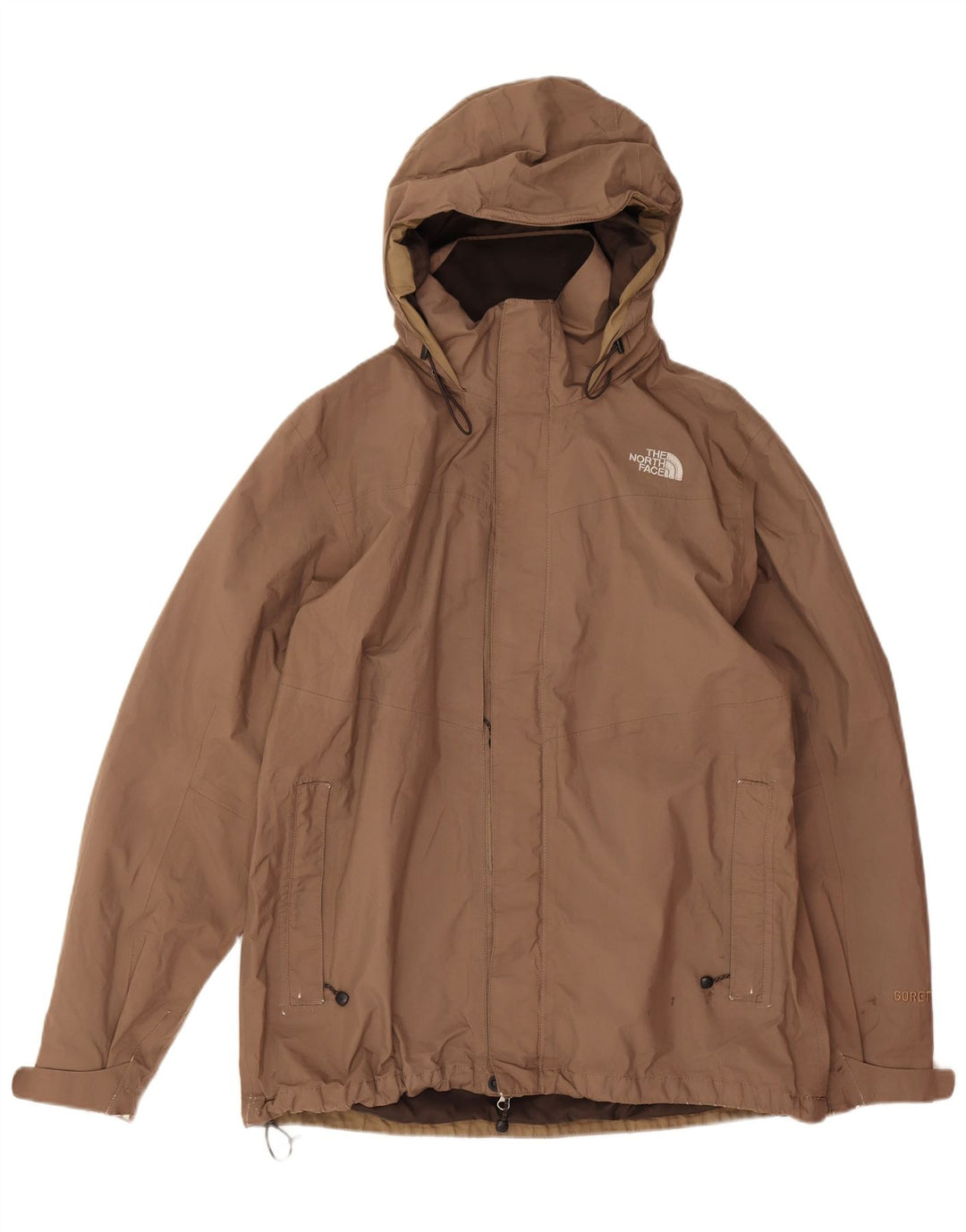 Мужская дождевик с капюшоном The North Face UK 40, большой коричневый полиэстер