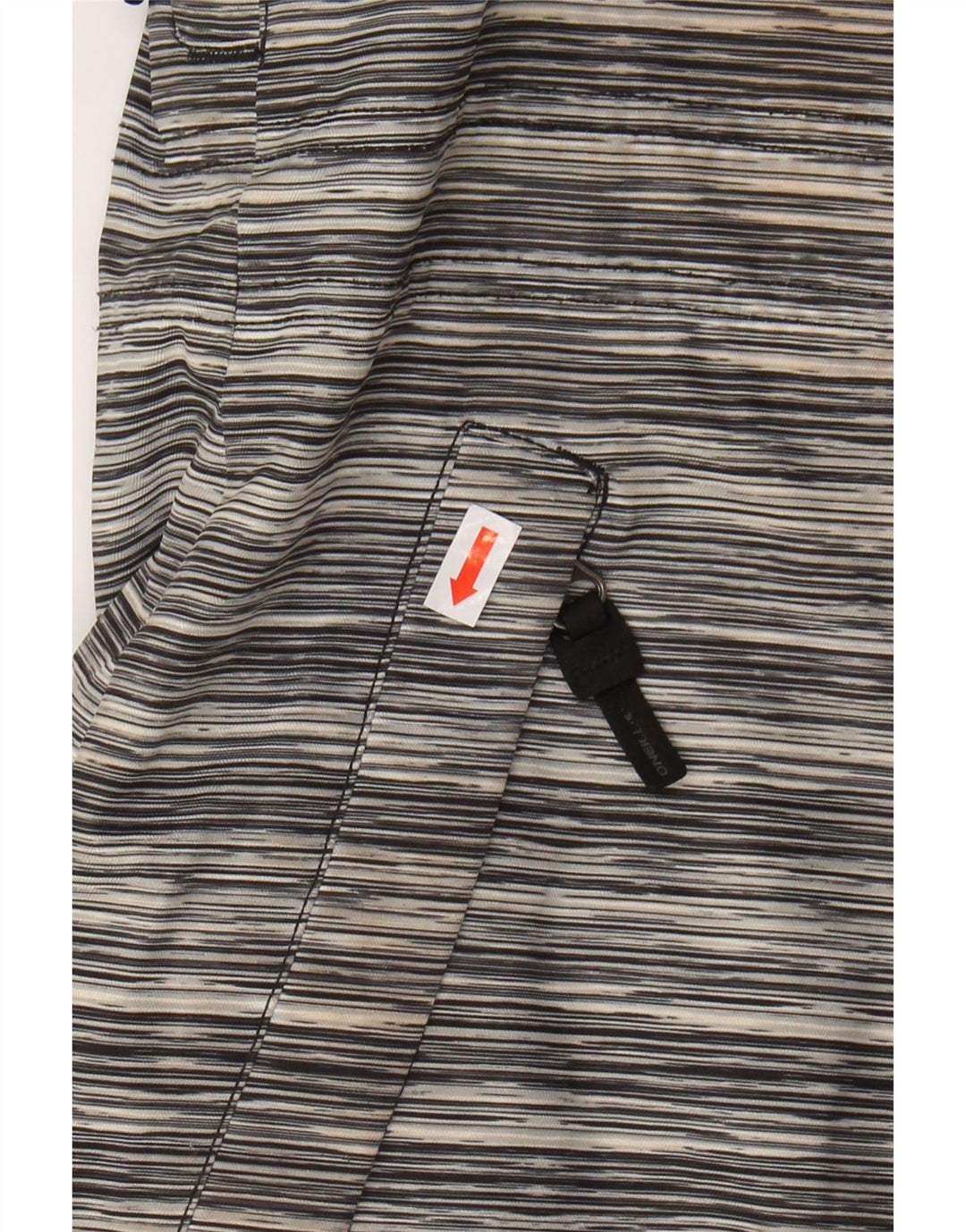 O'NEILL Mens Hooded Windbreaker Jacket UK 36 Small Grey Pinstripe