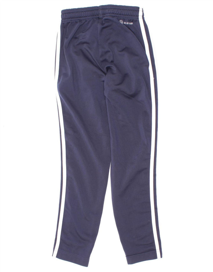 Спортивные брюки Adidas Aeroready для мальчиков 7-8 лет, темно-синий, полиэстер
