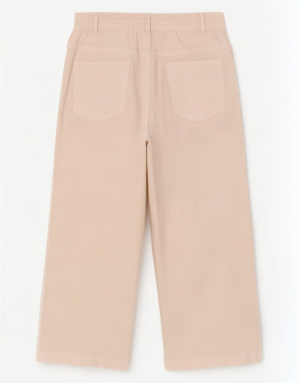 Женские укороченные брюки широкого кроя Marks & Spencer UK 12 Medium W30 L25 Белые