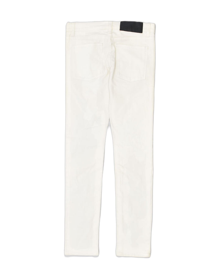 CHEAP MONDAY Womens Straight Slim Jeans W30 L32 White Cotton | Vintage | Thrift | Second-Hand | Used Clothing | Messina Hembry 