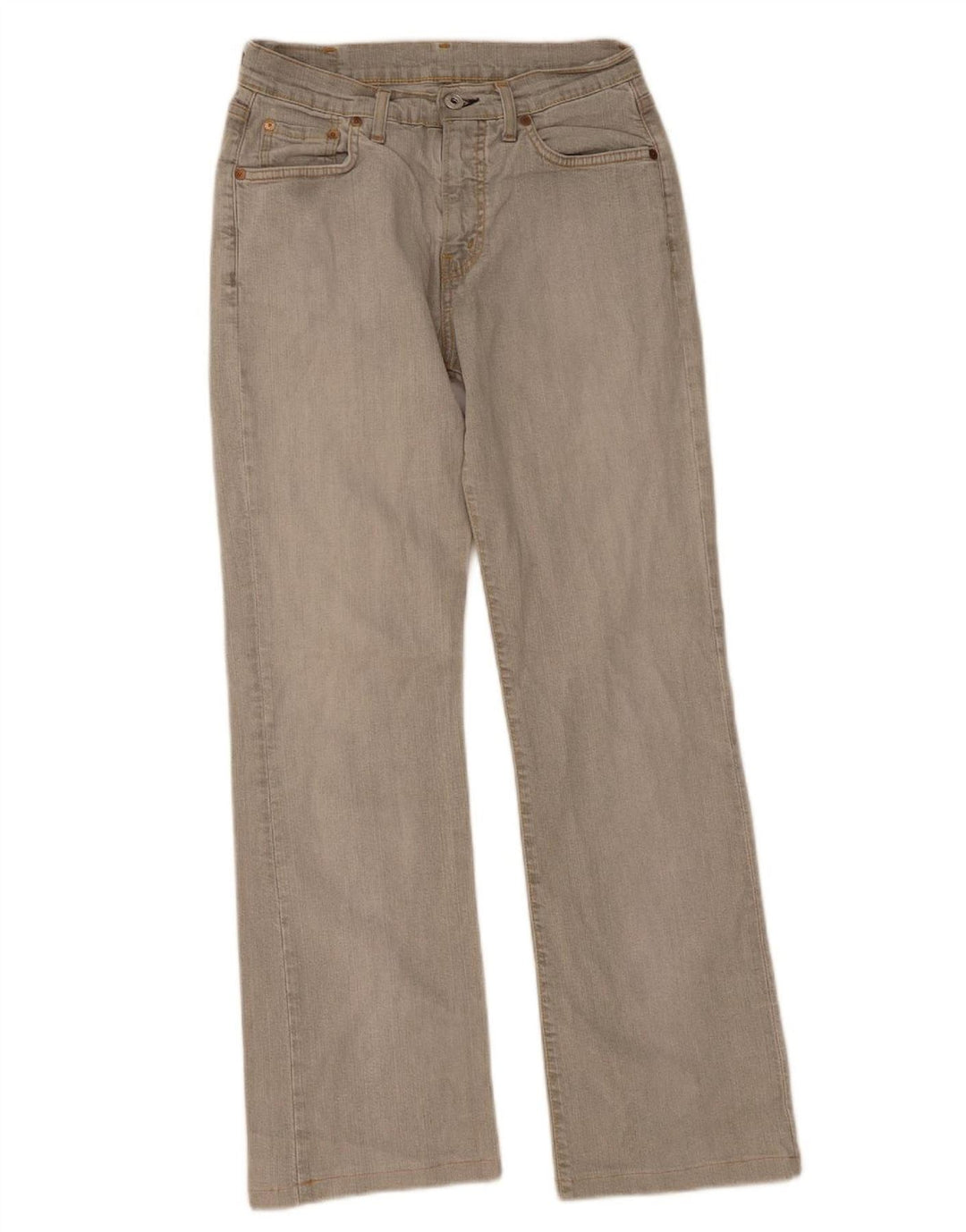 REPLAY Womens Straight Jeans W29 L29 Grey Cotton