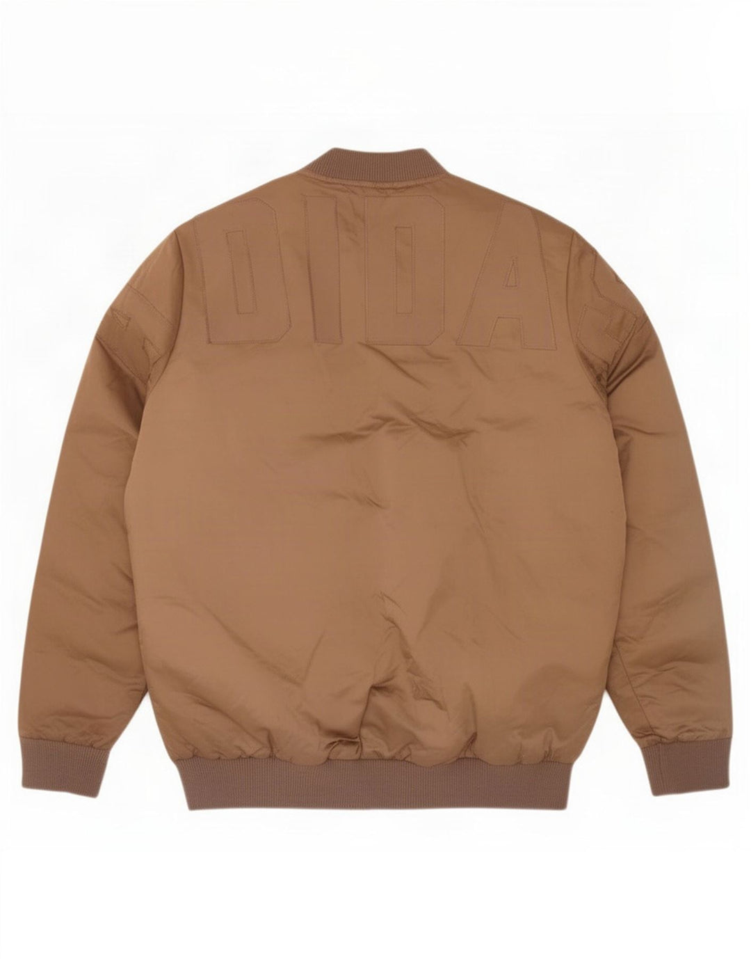 Женская утепленная куртка Adidas Oversized с графическим рисунком UK 10, маленький коричневый полиэстер