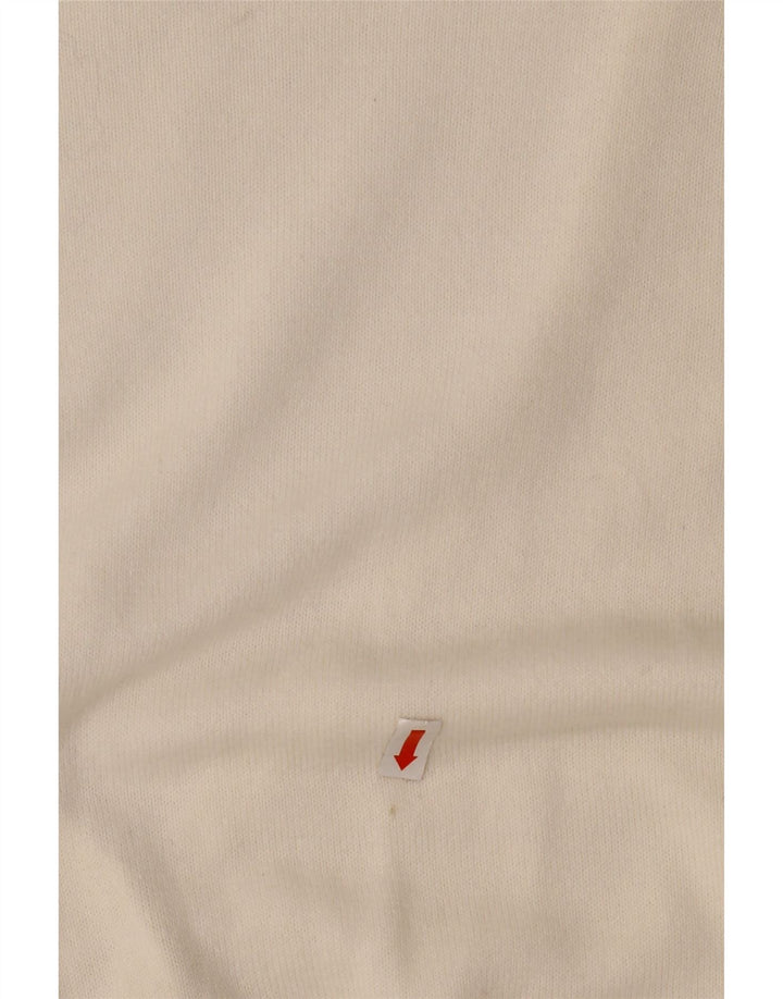 Женский кардиган с рукавом 3/4 MONSONON UK 12, средний белый хлопок