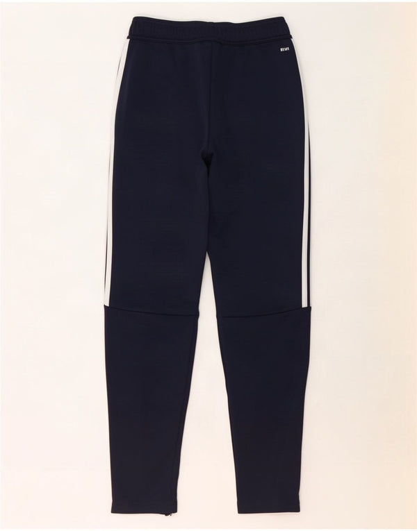Adidas Mens Aeroready Tracksuit Trousers XS Navy Blue Polyester