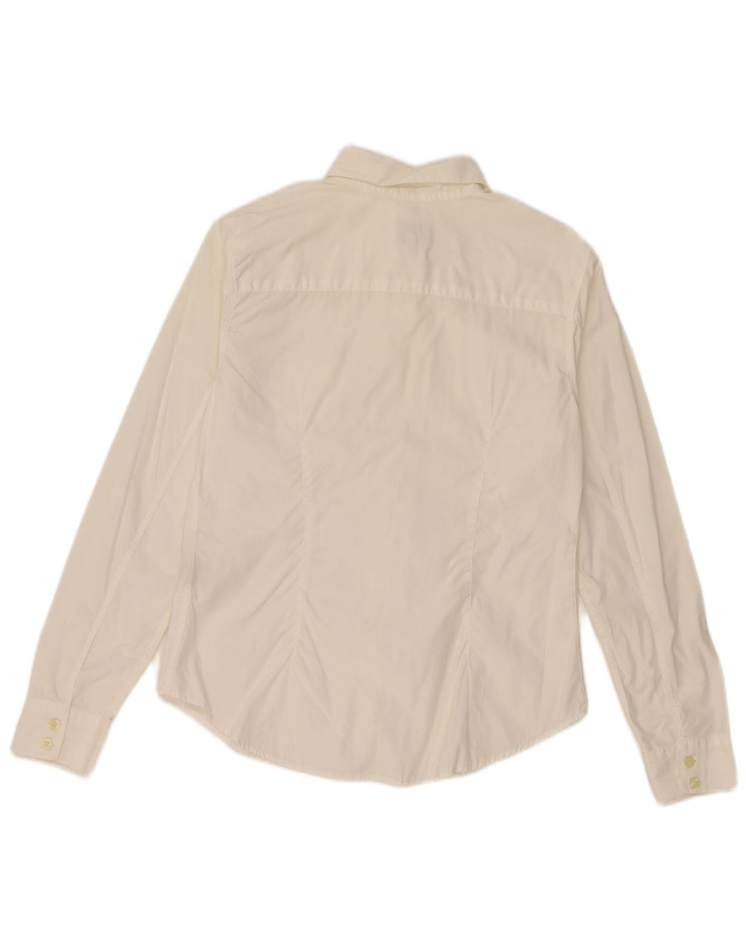 Calvin Klein Женская рубашка маленького размера из хлопка белого цвета