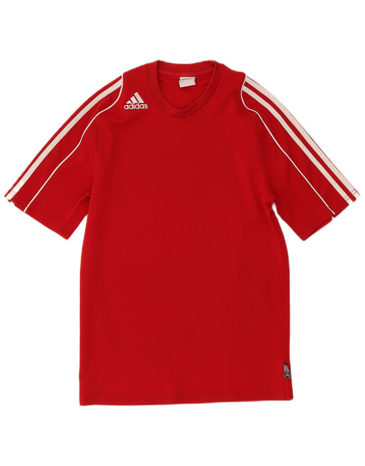 Мужская футболка Adidas Climalite, маленький красный полиэстер
