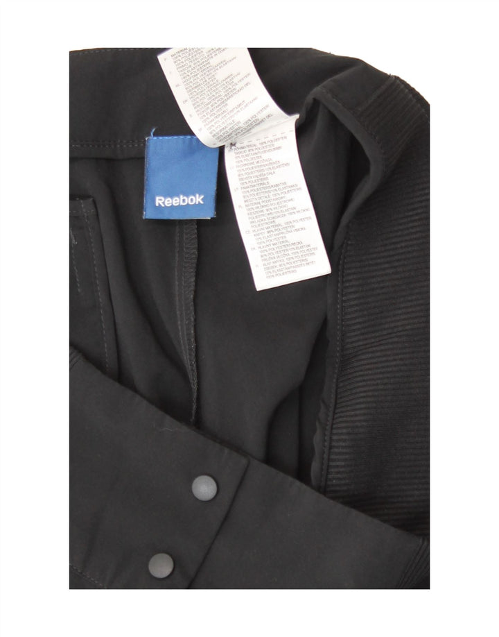 Женские шорты Reebok UK 12 Medium W30, черные, полиэстер