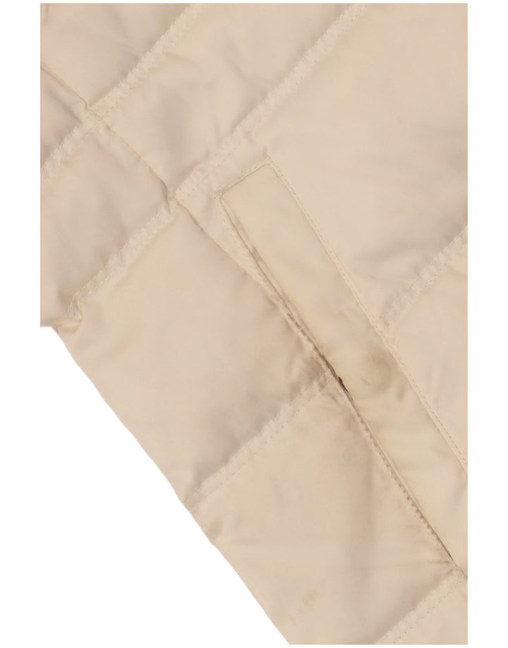 CALVIN KLEIN JEANS Женская утепленная куртка оверсайз UK 10 Small Off White