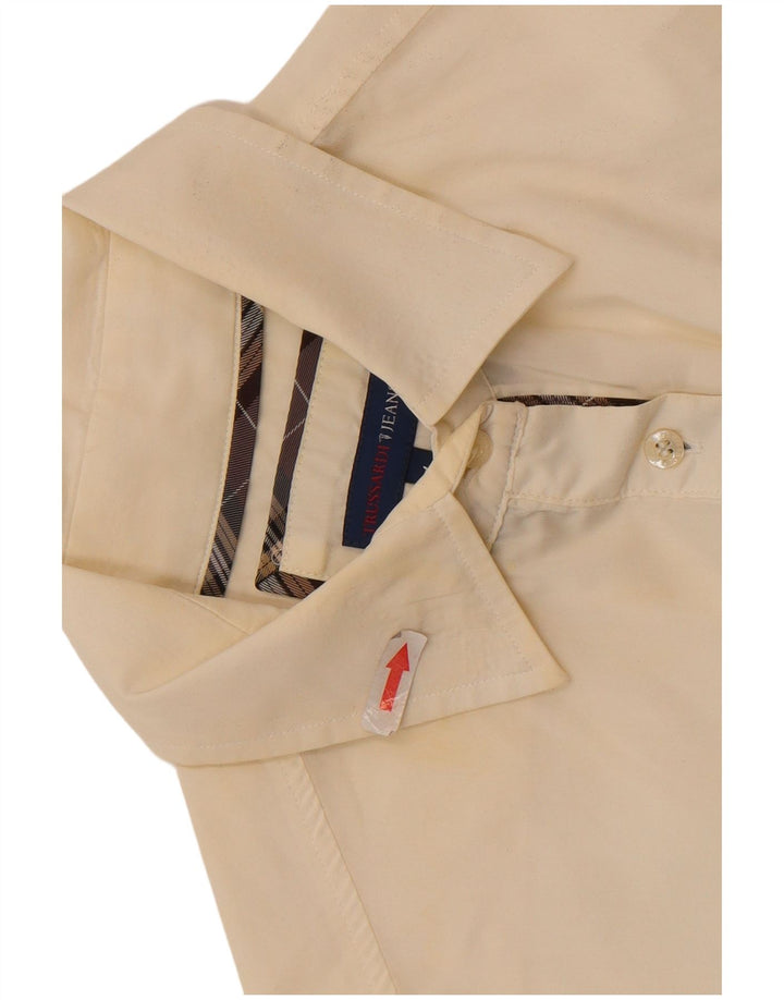Рубашка женская Trussardi Jeans UK 16, большая, белая