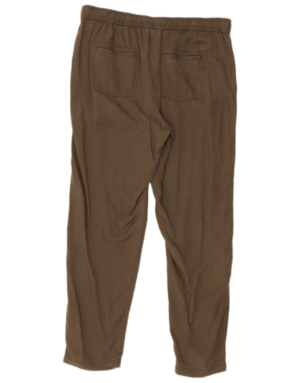 Женские зауженные брюки-чиносы Marks & Spencer UK 14, большие W32 L28, хаки