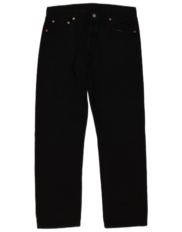 Мужские прямые джинсы Levi's 501 W36 L32 черные