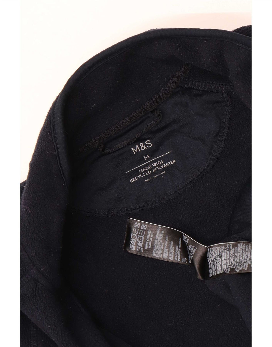 Женская флисовая куртка Marks & Spencer UK 14, средний темно-синий полиэстер