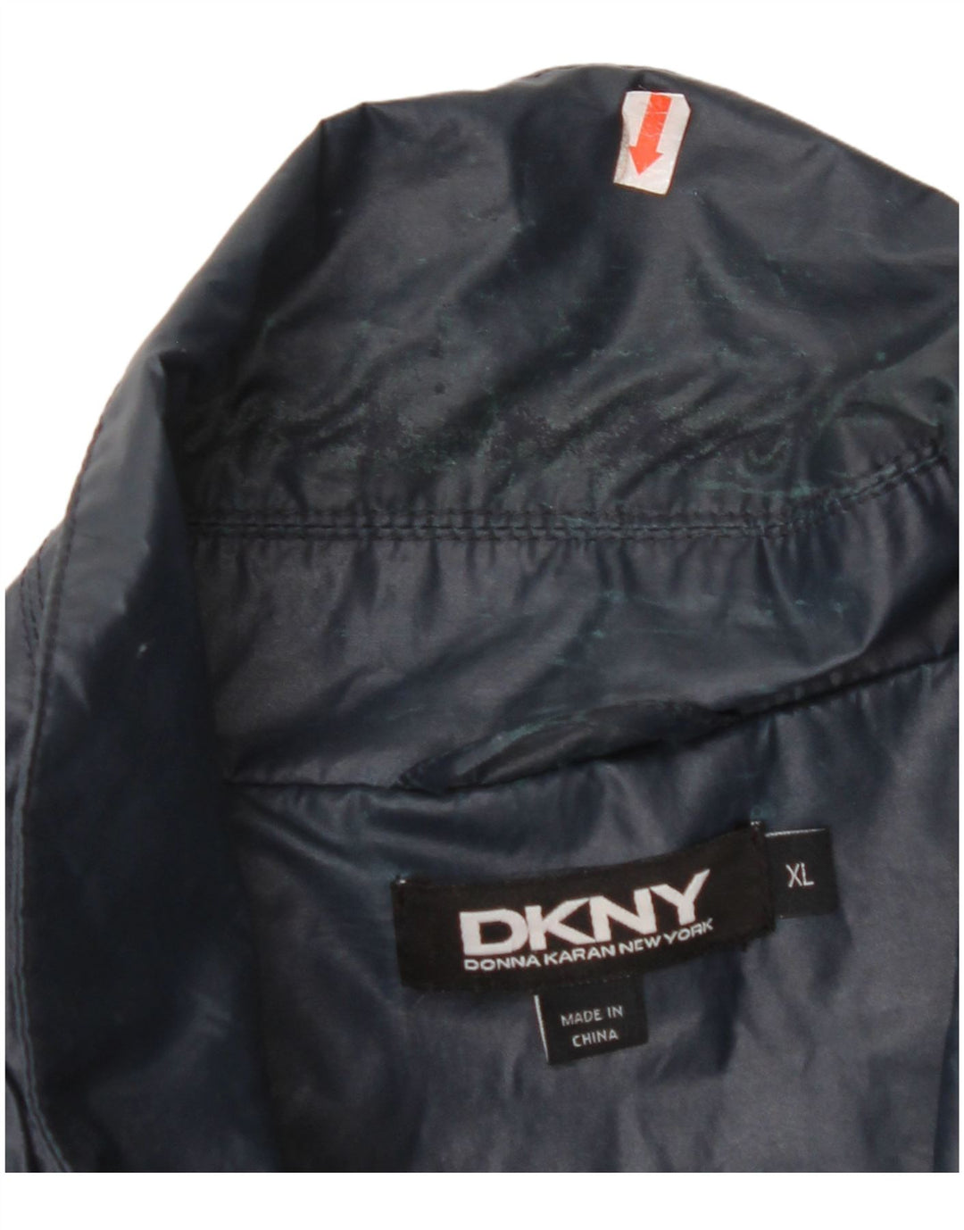 Мужская дождевик DKNY UK 42 XL, темно-синий, хлопок