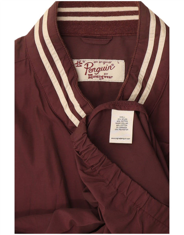 Мужская куртка-бомбер Penguin UK 40, большая, коричневая, нейлоновая